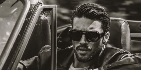 Italian fashion blogger Mariano Di Vaio was seen wearing black Persol Vincent 3373S 95/31 sunglasses in his Instagram post, June 2025. Shop online now on Pretavoir