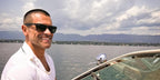 Mark Consuelos was seen wearing black Ray-Ban New Wayfarer 2132 901/58 sunglasses with green Polarised lenses in his Instagram post