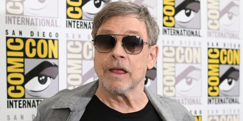 Actor Mark Hamill was seen wearing black rhodium Dita Flight.009 DTS 409 03 sunglasses at the Comic Con 2025 in San Diego. Shop online now on Pretavoir