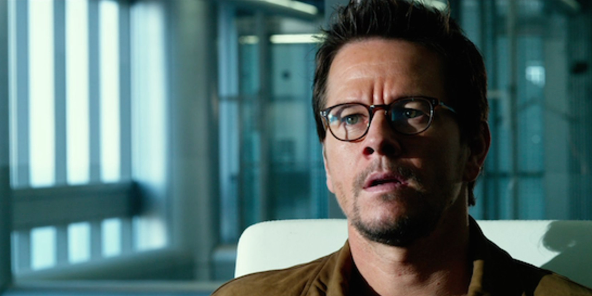 Mark Wahlberg was seen wearing brown Oliver Peoples Fairmont OV5219 1310 Amaretto Tortoise / Striped Honey optical glasses in Transformers 4