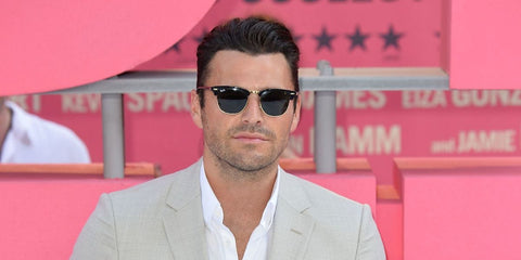 Television personality Mark Wright of The Only Way Is Essex was seen wearing the iconic Ray-Ban Clubmaster 3016 W0365 Black sunglasses at the European premiere of Baby Driver in London, June 2017.