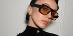Mary Leest was seen wearing Tom Ford Turner TF1101 01E Photochromic square sunglasses to attend the Tom Ford Beauty event in New York City