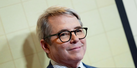 Actor Matthew Broderick was seen wearing Saint Laurent SL 30 Slim 001 optical glasses at The Phoenician Scheme premiere in New York City, May 2025