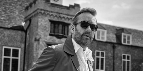 British actor Matthew Macfadyen was seen wearing black Cutler and Gross Sun 1397 01 sunglasses in The Rake feature, issue 94. Shop online now on Pretavoir
