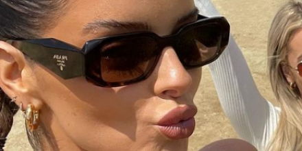 Prada PR 17WS 2AU8C1 - As Seen On Khloe Kardashian & Pooja Hegde