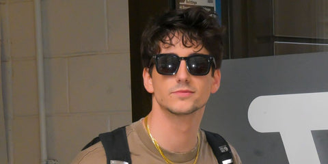 Actor Milo Manheim was seen wearing black Tom Ford Dax TF751-N/S 01A sunglasses in New York City, July 2025.