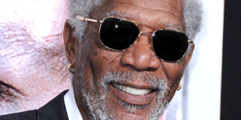 Morgan Freeman was seen wearing Randolph Aviator 23K Gold AF055 sunglasses. Shop online now on Pretavoir