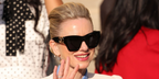 Naomi Watts wore black Valentino VG0052S 001 sunglasses at the Valentino Spring Summer 2027 show during Paris Fashion Week.
