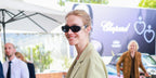 Natalia Vodianova was seen wearing black Versace 4361 GB1/87 Medusa Biggie Sunglasses at the 2023 Cannes Film Festival