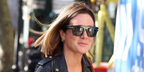 Television presenter Natalie Pinkham was seen wearing black Tom Ford Fausto FT0711 01A sunglasses in London, April 2026.