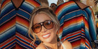 Saint Laurent Sun SL 596 Dune 003 - As Seen On Bruno Mars & Molly Mae Hague