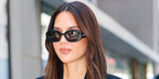 Celebrity and actress Olivia Munn was seen wearing black Chloe CH0258S 001 round sunglasses outside "The Today Show" studios promoting season 2 of Your Friends & Neighbor in New York City, March 2026.