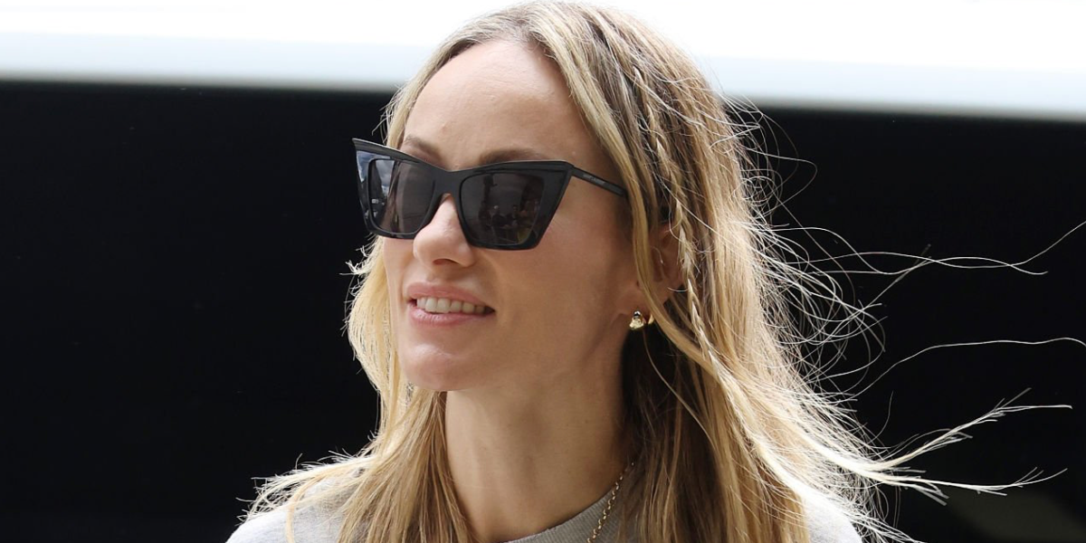 Olivia Wilde was seen wearing black Saint Laurent Sun SL 372 001 sunglasses in London, July 2026.