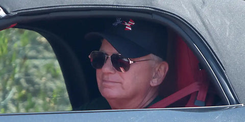 Presenter and television personality Pat Sajak was seen wearing gold Cartier CT0229S 001 sunglasses with brown lenses. Shop online now on Pretavoir