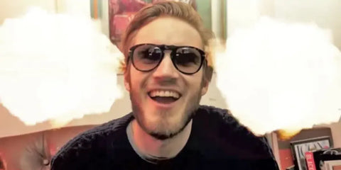 Swedish content creator PewDiePie was seen wearing tortoiseshell Persol 0649 24/51 sunglasses in his YouTube video in 2015. Shop online now on Pretavoir