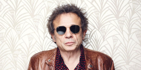 French music journalist Philippe Manoeuvre was seen wearing Ray-Ban RB 3548N 001 Hexagonal Gold With Flat Lenses while being photographed for Self Assignment in Paris, October 2016. Shop online now on Pretavoir