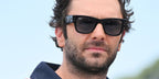 French actor Pio Marmai was seen wearing black Ray-Ban Mega Wayfarer RB 0840S 901/31 sunglasses at the 2025 Cannes Film Festival