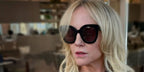 American actress and comedian Rachael Harris was seen wearing black Gucci GG0208S 002 sunglasses in her Instagram post