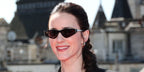 Rachel Brosnahan was seen wearing black and silver Alexander McQueen AM0493S 001 sunglasses at the London photo call of Warner Bros "Superman", July 2025