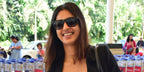 Bollywood actress Radhika Apte was seen wearing black rubber Ray-Ban Justin 4165 601/8G sunglasses at an airport