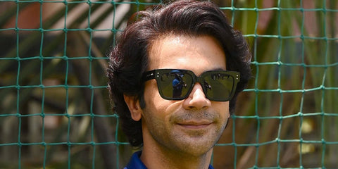 Bollywood actor Rajkummar Rao was seen wearing black Gucci GG1084S 001 sunglasses in a game of cricket during the promotion for his film 'Srikanth' in Mumbai, May 2024. Shop online now on Pretavoir