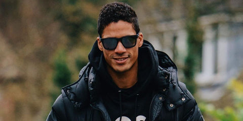 Raphael Varane wears Hugo Boss 1496/S 087ZV Polarised sunglasses in his Instagram post