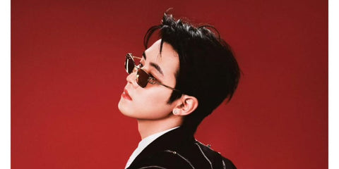 Chinese actor Ren Hao was seen wearing Gucci GG2045S 003 sunglasses in a F magazine China feature, April 2026.