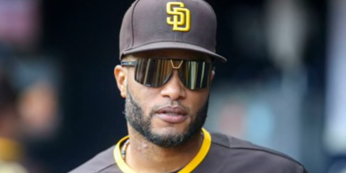 Robinson Cano is seen wearing Saint Laurent Sun SL 537 Palace 001 sunglasses