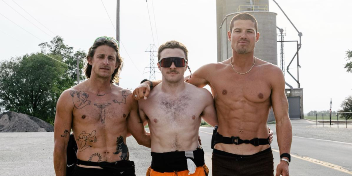 Rocco Ritchie (middle) was seen wearing Oakley Sutro OO9406 20 Prizm sunglasses in his Instagram post