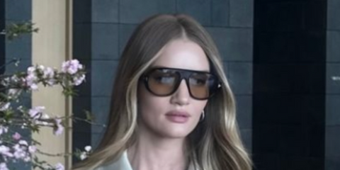 Rosie Huntington-Whiteley wearing Tom Ford Hayes sunglasses