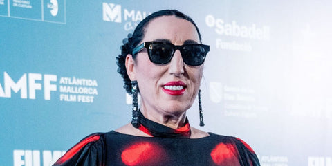Spanish actress Rossy de Palma was seen wearing black Saint Laurent Sun SL 790 001 sunglasses at the Atlantida Mallorca Film Fest 2025. Shop online now on Pretavoir