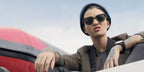Australian model Ruby Rose was seen wearing the iconic Ray-Ban Clubmaster 3016 W0365 Black half-rim sunglasses in 2006 movie "Troubled Waters"