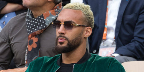 French basketball player Rudy Gobert was seen wearing gold and marble-textured black Dita Meta Evo One DTS 147 01 rimless sunglasses. Shop online on Pretavoir