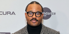 Filmmaker Ryan Coogler of the award-winning movie Sinners was seen wearing black Matsuda M1038 BLK-G optical glasses at the Sundance Film Festival 2026.
