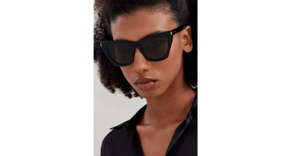 Saint Laurent Sun SL 214 Kate 001 - As Seen On Charlize Theron & Olivia Attwood
