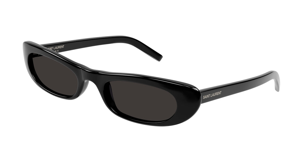 Saint Laurent Sun SL 557 Shade 001 - As Seen On Hailey Bieber & Usher