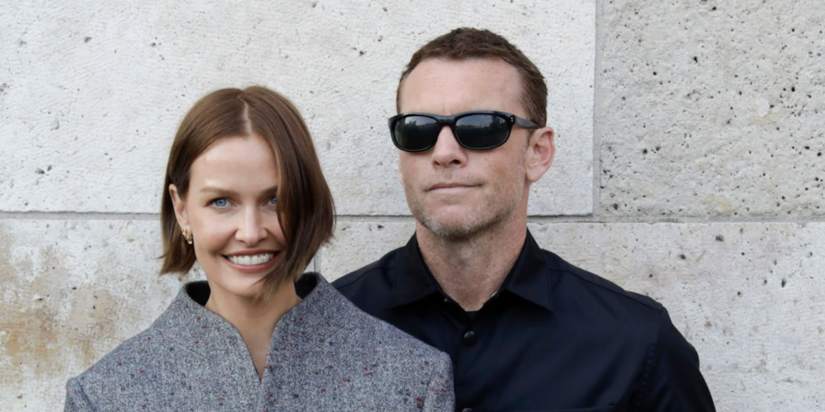 Sam Worthington was seen wearing black Ray-Ban Balorama 4089 601/58 Polarised sunglasses to attend the OTW By Vans Party during Paris Fashion Week, June 2023
