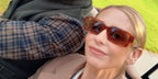 Sarah Michelle Gellar was seen wearing tortoise Prada PR 27ZS 11P60C rectangular sunglasses on the set of "Ready or Not 2: Here I Come"