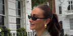 Saint Laurent Sun SL 557 Shade 001 - As Seen On Hailey Bieber & Rihanna