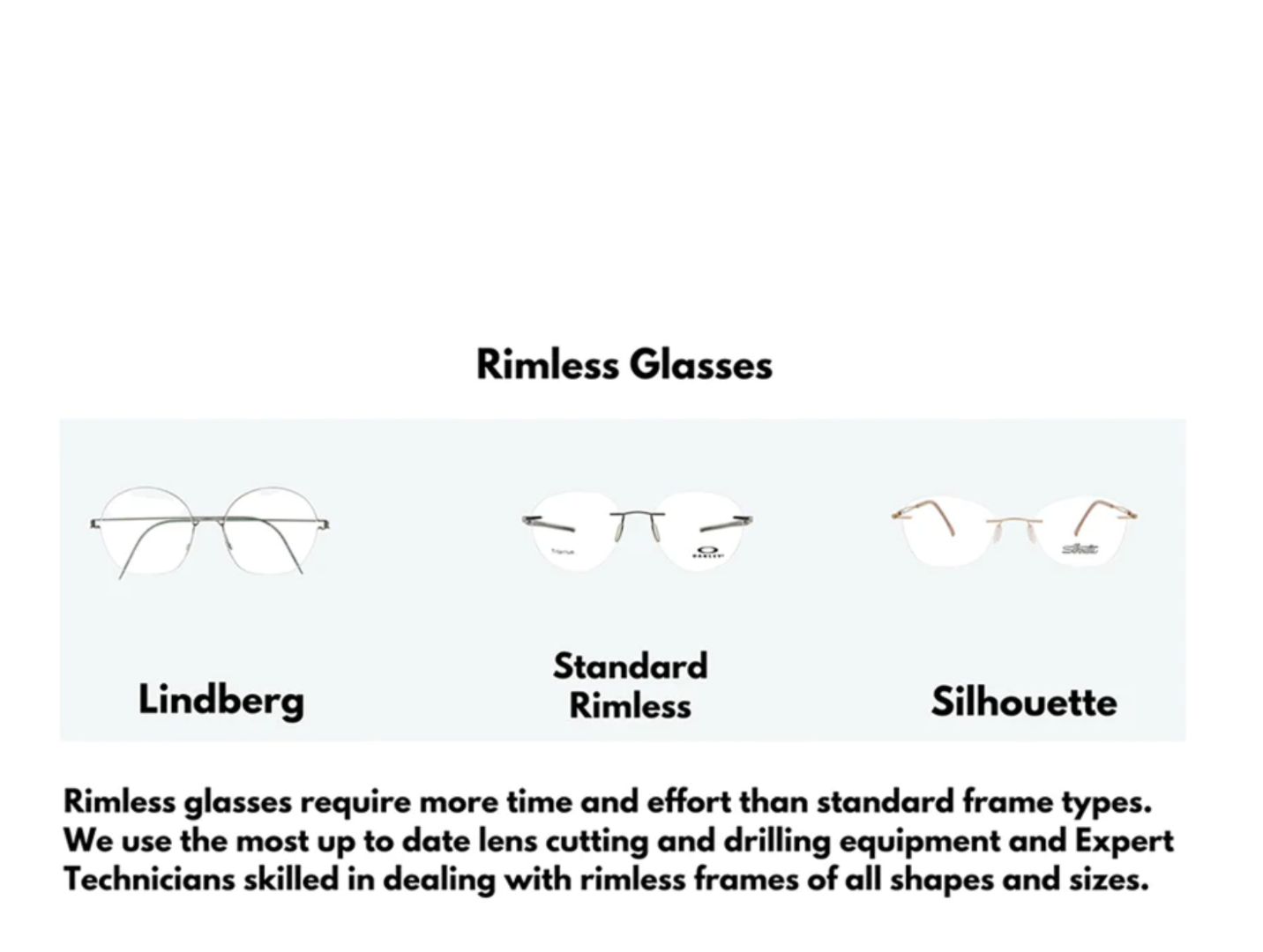 Lindberg rimless eyewear sales