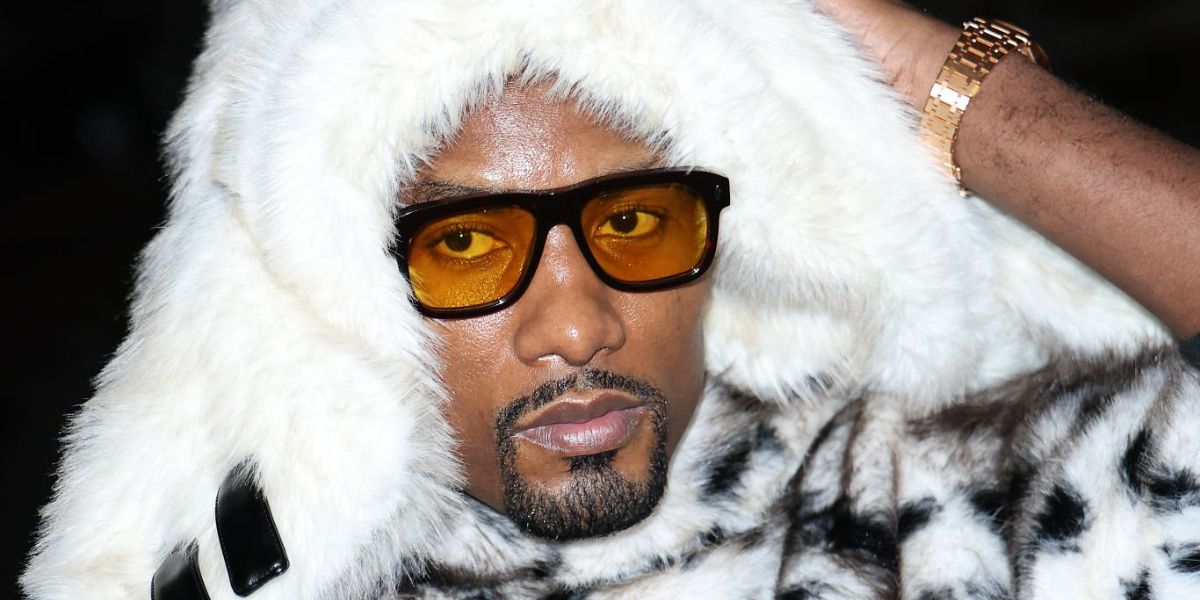 Congolese-Spanish basketball player Serge Ibaka was seen wearing black Prada PR B12S 16K60F sunglasses with brown lenses during Paris Fashion Week season Fall/Wonter 2026.