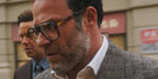 Seth Rogen was seen wearing striped tortoiseshell Cutler and Gross 1397 02 Havana optical glasses in Apple TV+ series The Studio.