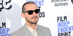 Shia LaBeouf was seen wearing the iconic Ray-Ban Wayfarer 2140 901 Black sunglasses to attend the 2020 Film Independent Spirit Awards