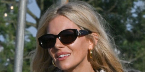 Sienna Miller at Glastonbury Festival 2024 wearing Chloe CH0235S Sunglasses - buy online at Pretavoir.