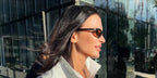 Russian actress and model Sofia Nikitchuk was seen wearing black Miu Miu MU A06S 16K10I sunglasses with brown lenses in Tbilisi, Georgia, shared through her Instagram post in February 2026.