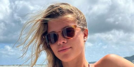 Oliver Peoples Finley Esq Sun OV5298SU 1471/42 Blush/Rose Quartz - As Seen On Tom Felton & Sofia Richie