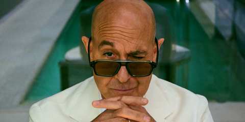 Stanley Tucci was seen wearing Cutler and Gross Sun Graham CGSN GR15 03 Olive sunglasses in The Rake, Issue 106 feature.