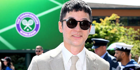 Japanese actor Tadanobu Asano was seen wearing black Polo Ralph Lauren PH4204U 5385/87 round sunglasses at the Wimbledon Tennis Championships 2025. Shop online now on Pretavoir
