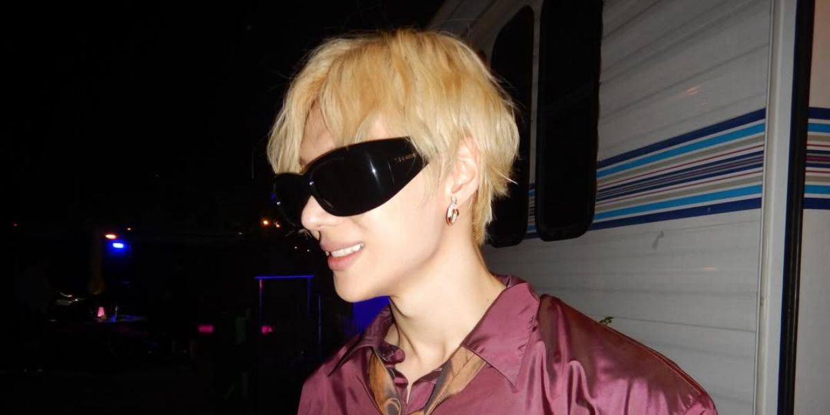 South Korean singer Taemin of SHINee was seen wearing black Saint Laurent Sun SL 901 HOWL 001 sunglasses in his Instagram post, April 2026.