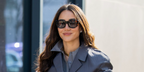 Celebrity influencer Tamara Kalinic was seen wearing new Prada PR D07S 20D50Q sunglasses in tortoiseshell with grey lenses at the Prada Fall/Winter 2026 show during Milan Fashion Week.
